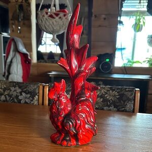 Red Rooster Figurine